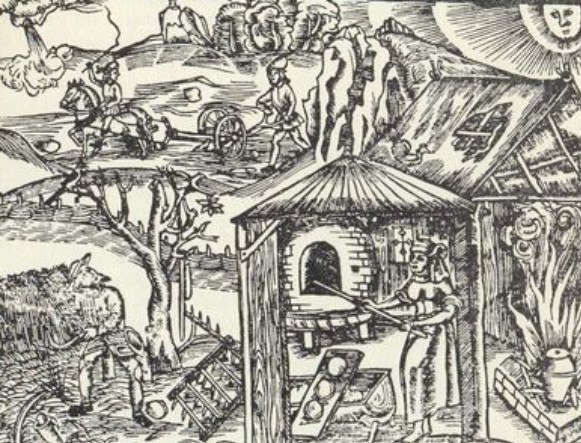 Image - Peasants on a 16th century woodcut.