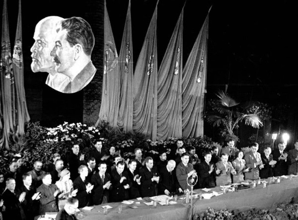 Image -- Presidium of the Peoples Assembly of Western Ukraine (at 26 October 1939 convention in Lviv).