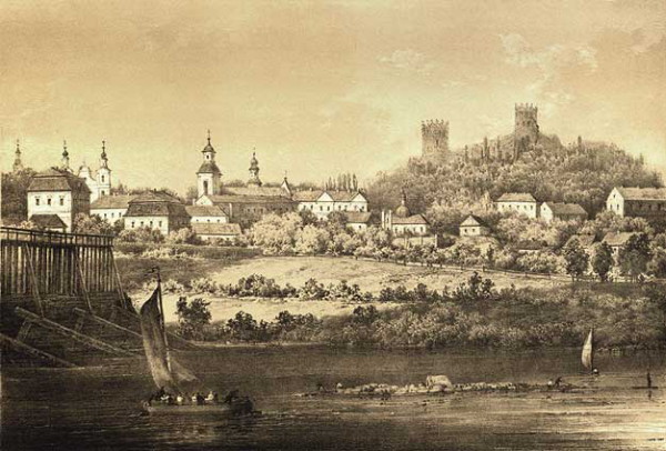 Image - Peremyshl (Przemysl) on a 19th-century engraving.