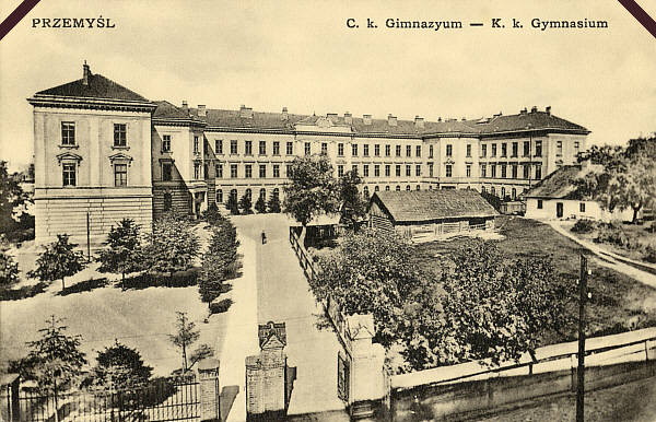 Image - Peremyshl (Przemysl) State Gymnasium (early 20th-century postcard).