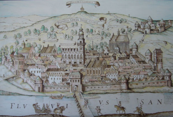Image - Peremyshl in 1618 (engraving by F. Hogenberg).