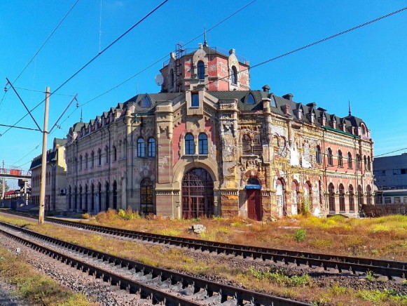 Image - Pervomaisk (Luhansk oblast): railway station.
