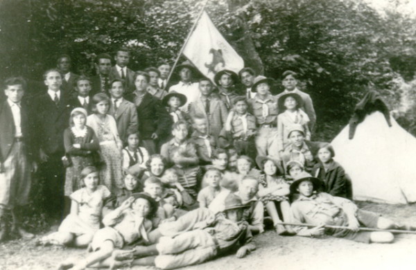 Image - A Plast troop in Transcarpathia (1930s).