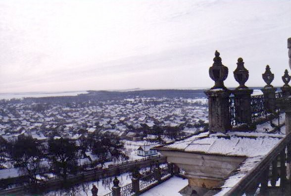 Image - View of Pochaiv from the Pochaiv Monastery.
