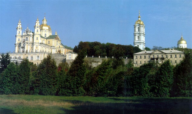 Image -- Panorama of the Pochaiv Monastery.