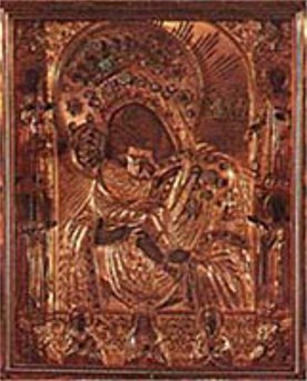 Image -- Pochaiv Monastery's miracle-working icon.