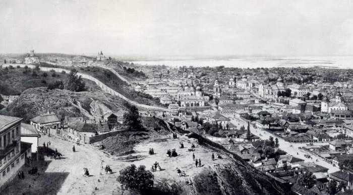 Image - Panorama of the Podil district in Kyiv (1880 photo).