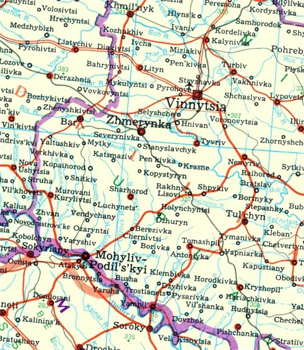 Image from entry Murafa River in the Internet Encyclopedia of Ukraine
