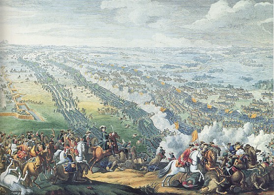 Image - Battle of Poltava: Painting by Charles Simono (1724)