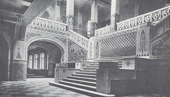 Image - The first floor lobby in the Poltava Zemstvo Building designed by Vasyl H. Krychevsky in 1903-1907.