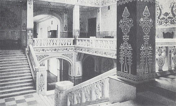 Image -- The main stairway in the Poltava Zemstvo Building designed by Vasyl H. Krychevsky in 1903-1907.