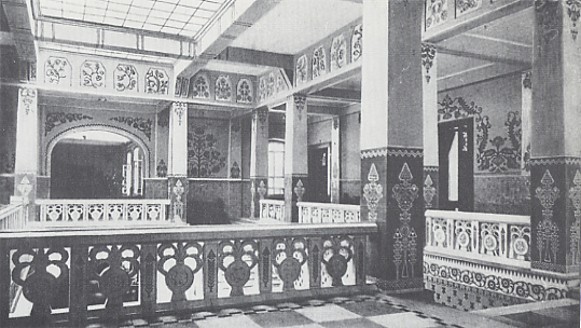 Image - The second floor lobby in the Poltava Zemstvo Building designed by Vasyl H. Krychevsky in 1903-1907.