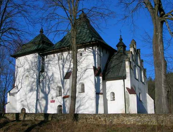Image - Posada Rybotycka near Peremyshl (Przemysl): Saint Onuphrius Church, one of the oldest extant Ukrainian churches in Poland.