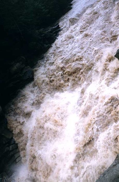 Image - A waterfall on th Prut River near Yaremche.