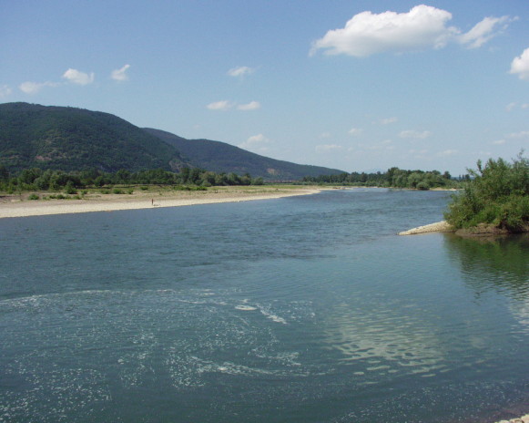 Image -- The Tysa River in Prytysiansky Regional Landscape Park.