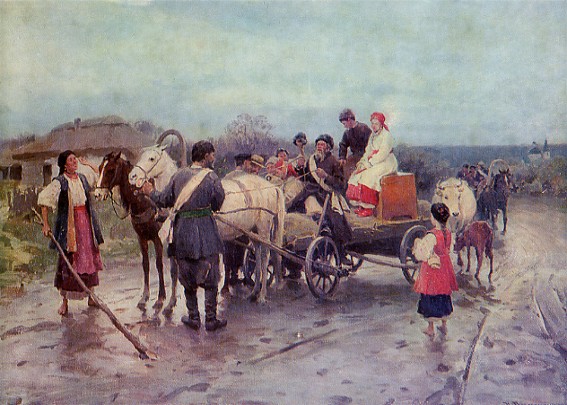 Image - Mykola Pymonenko: Buying out the Bride.