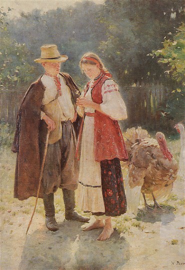 Image - Mykola Pymonenko: Idyll (1908)