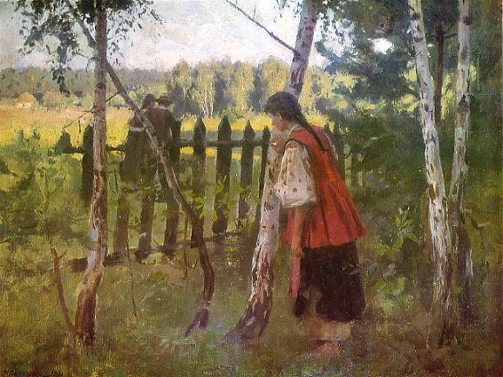 Image - Mykola Pymonenko: Jealousy (1901).