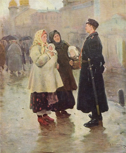 Image - Mykola Pymonenko: Meeting a Compatriot (1908).
