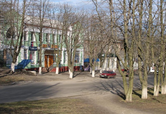 Image -- A street in Pyriatyn.
