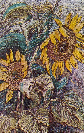 Image - Myroslav Radysh: Sunflowers (1949).