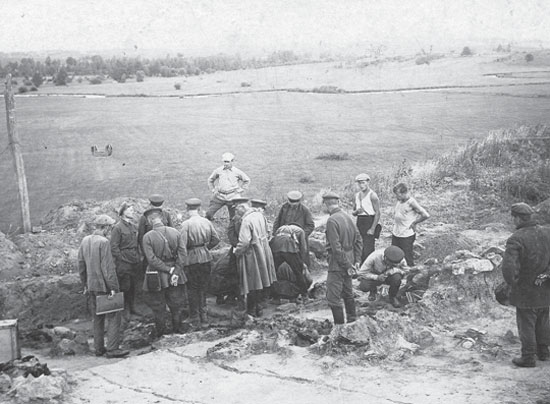 Image -- Raiky fortified settlement excavations (1930s).