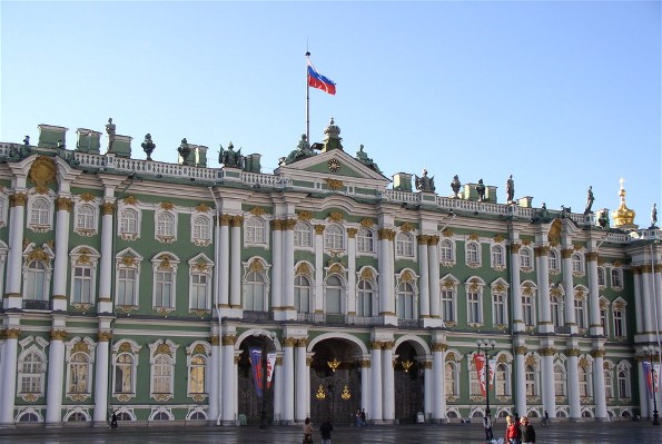 Image -- Bartolomeo Francesco Rastrelli: the Winter Palace in Saint Petersburg.