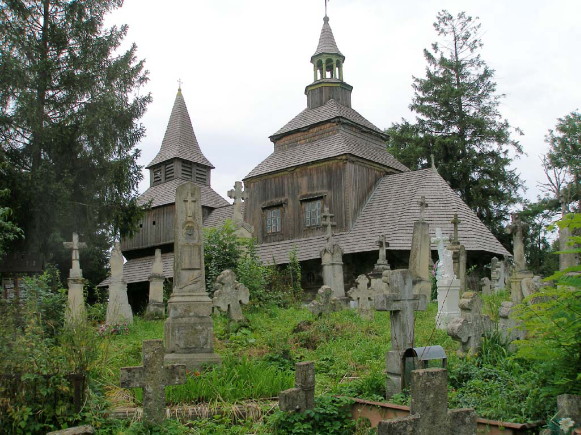 Image -- Church of the Holy Spirit in Rohatyn (1644-5).