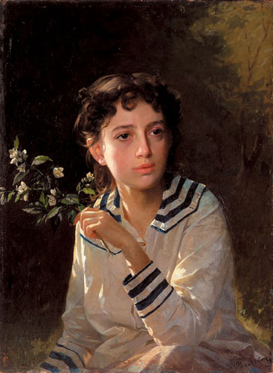 Image -- Opanas Rokachevsky: Portrait of the Artists Daughter.