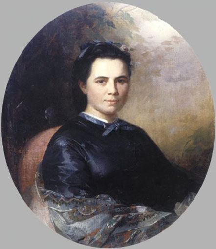 Image - Opanas Rokachevsky: Portrait of a Woman (1865).