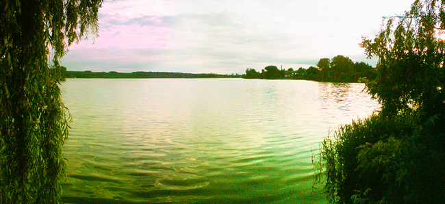 Image -- The Rostavytsia River in Zhytomyr oblast.