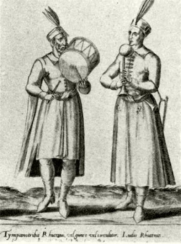 Image -- Ruthenians (Rutheni) (an illustration in a book by Pietro Bertelli, 1563).