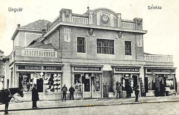 Image -- The Ruthenian Theater of the Prosvita Society building in Uzhhorod.