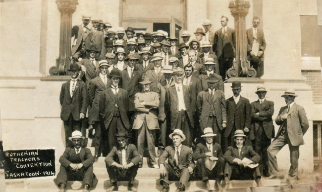 Image - Ruthenian teachers convention in Saskatoon (1914).