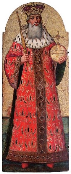 Image - Ivan Rutkovych: an icon of Saint Volodymyr the Great (ca. 1696-99).