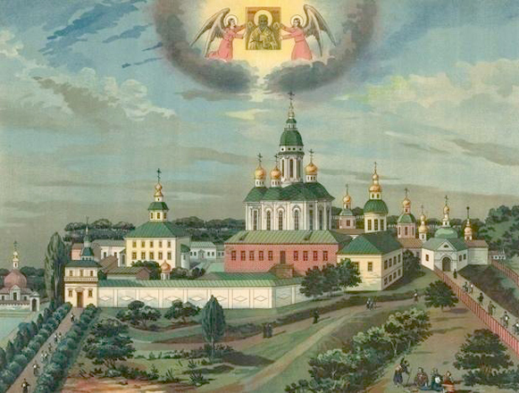 Image -- Rykhly Saint Nicholas Monastery (painting).