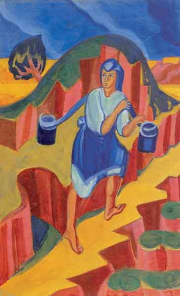 Image - Yevhen Sahaidachny: Going for Water (early 1920s).