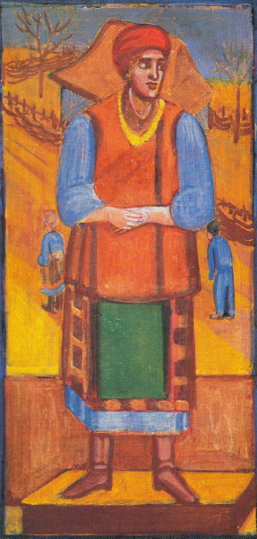 Image -- Yevhen Sahaidachny: A Young Matron (1920s).