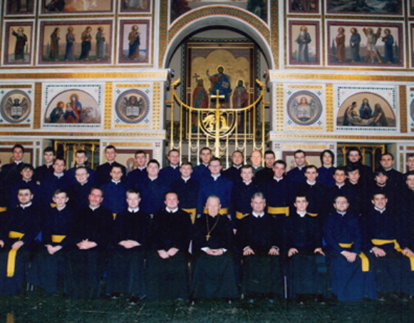 Image - Professors and seminarians at Saint Josaphat's Ukrainian Pontifical College.