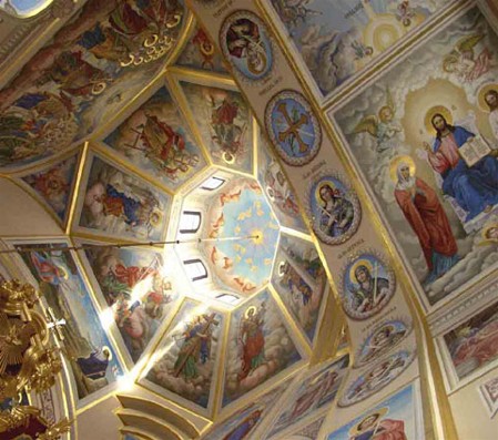 Image -- Frescoes in the Saint Michael's Church, Kyiv.