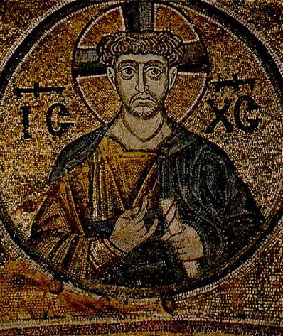 Image - Mosaics of Saint Sophia Cathedral: Christ the Priest.