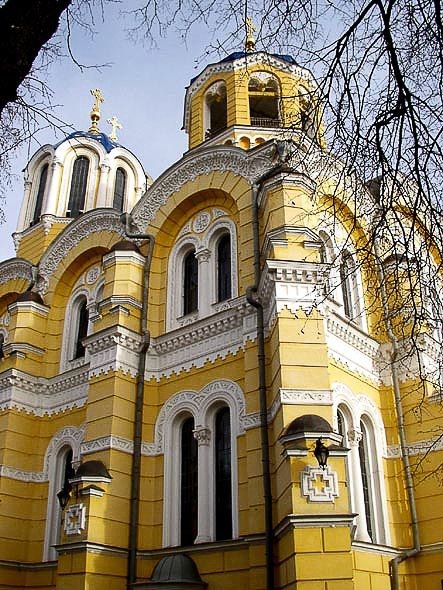Image - Saint Volodymyr's Cathedral in Kyiv (side view).