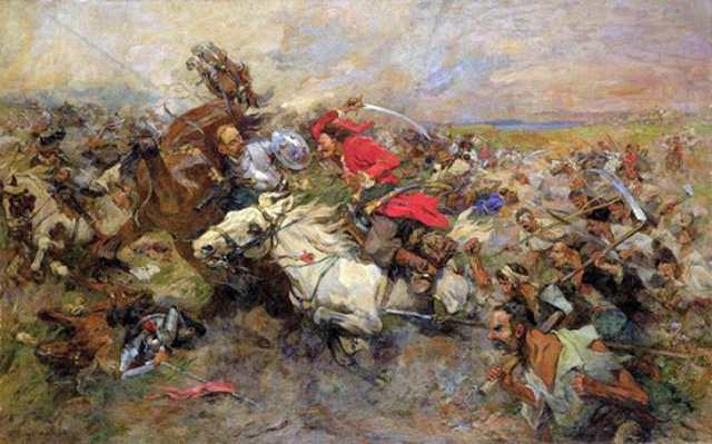 Image - Mykola Sakokysh: Battle between Maksym Kryvonis and Jeremi Wisniowiecki.