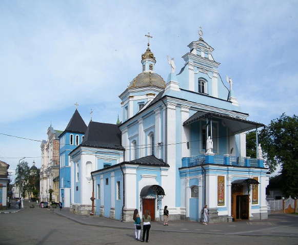 Image -- The Nativity of the Theotokos Cathedral in Sambir, Lviv oblast.