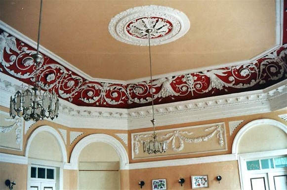 Image - The Interior of the palace in the village of Samchyky in Podilia.