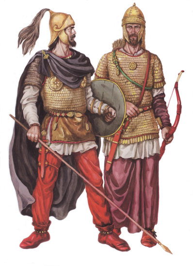 Image -- Sarmatian warriors (reconstruction).