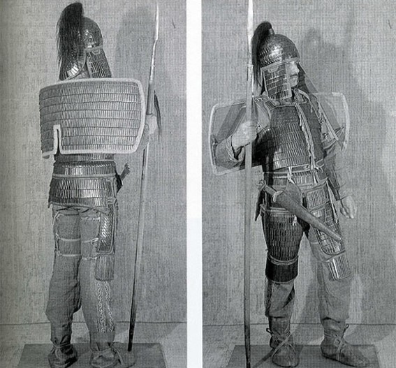 Image - A contemporary reconstruction of an armour of a Scythian warrior.