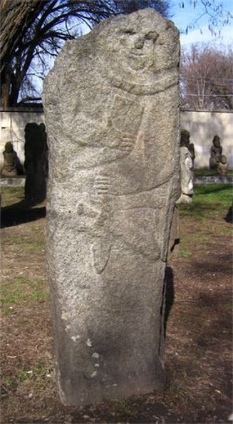 Image -- A Scythian stone statue.