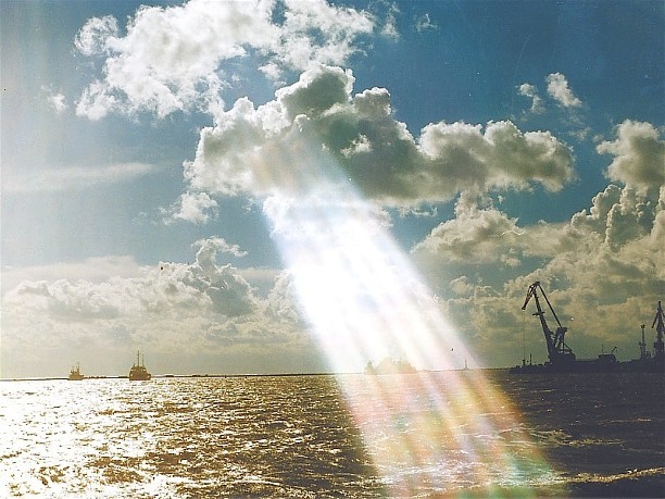 Image -- Sea of Azov near the port of Berdianske.