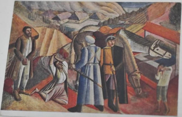 Image -- Vasyl Sedliar: An Execution in Mezhyririia (1927).
